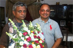Mr Hamed with Sylhet Mayor Ariful Haque Choudhury