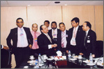 Mr Hamed with Iftikhar Ahmed Choudhury (Foreign Affairs Advisor)