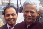Mr Hamed with Dr. Muhammad Yunus (Nobel Peace Prize 2006 Winner)